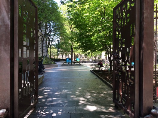 The Reading Garden at the Cleveland Public Library