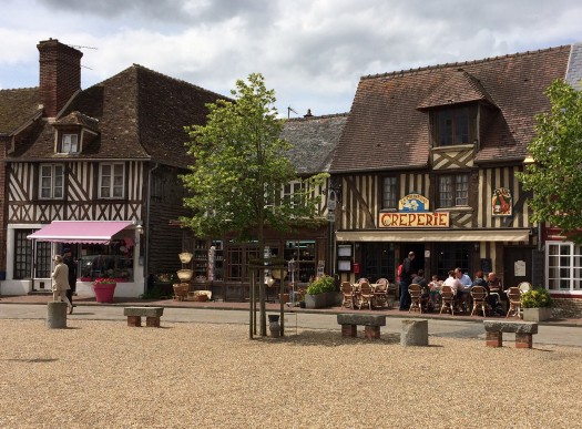 Last but not least, if you make your way to this little village in Normandy, make sure to visit the creperie for excellent food and beverages.